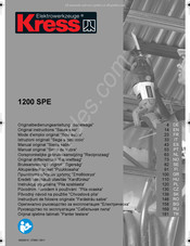 KRESS 1200 SPE Manual Del Usuario