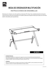 m+ GT-007E Instrucciones De Ensamblaje