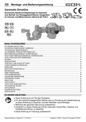 GOK Caramatic DriveOne Instrucciones Para El Montaje Y El Funcionamiento