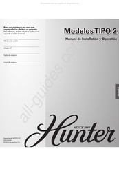 Hunter TIPO  2 Manual De Instalación