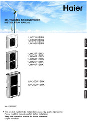 Haier 1UH071N1ERG Manual De Instalación