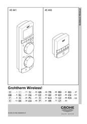 Grohe Grohtherm Wireless! 45 440 Manual De Instrucciones