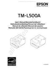 Epson TM-L500A Ticket Manual Del Usuario