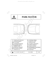 Renault PARK MASTER Manual De Usario