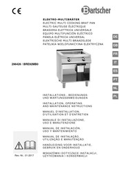Bartscher 296426 Manual De Instalación, Uso Y Mantenimiento
