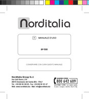 Norditalia BP-500 Manual De Uso