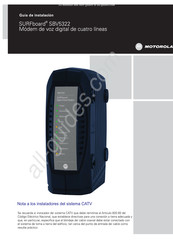 Motorola SURFboard SBV5322 Guia De Instalacion