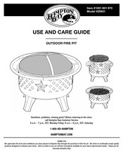 HAMPTON BAY 25915 Guía De Uso Y Cuidado