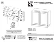 RTA NORMANDÍA MLA2513 Instrucciones De Ensamble