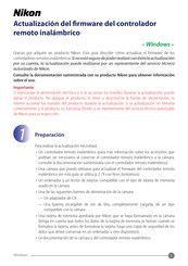 Nikon WR-R11a Actualización Del Firmware