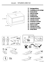 Places of Style STUDIO LINE 53 Instrucciones De Montaje