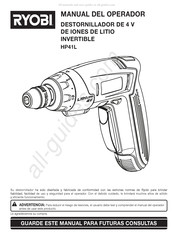 Ryobi HP41L Manual Del Operador