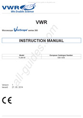 Vwr VisiScope 300 Serie Manual De Instrucciones