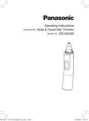 Panasonic ER-GN300 Instrucciones De Operación