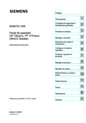 Siemens 6AV6691-1DF01-0AE0 Instrucciones De Servicio