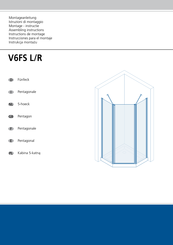 Sealskin Vela 2000 V6FS L/R Instrucciones De Montaje