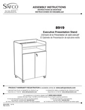 LDI Safco 8919 Instrucciones De Ensamblaje