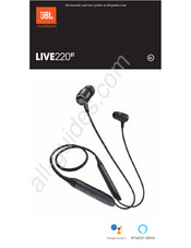 Harman JBL LIVE220 BT Manual Del Usuario