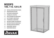 RAVAK MSDPS 120 R Instrucciones De Montaje