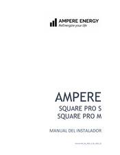 AMPERE ENERGY SQUARE PRO M Manual Del Instalador