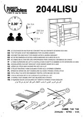 Parisot Meubles 2044LISU Manual De Instrucciones