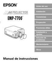 Epson EMP-7700 Manual De Instrucciones