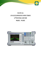 Instek GSP-830 Manual Del Usuario