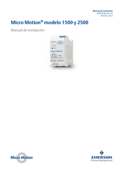 Emerson Micro Motion 2500 Manual De Instalación