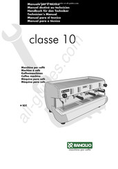 Rancilio classe 10 SDE Manual Para El Técnico