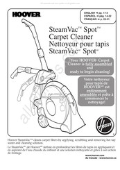 Hoover SteamVac Spot Manual De Instrucciones