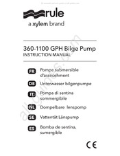 Xylem rule 360-1100 Manual De Instrucciones