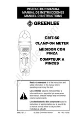 Greenlee CMT-60 Manual De Instrucciones