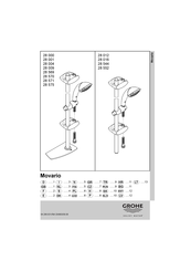 Grohe Movario 28 544 Instrucciones De Montaje