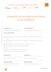 Ericsson RBS6101 Normas De Instalación