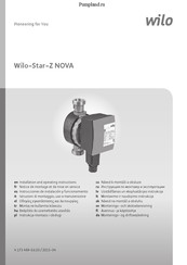 Wilo Star-Z NOVA Instrucciones De Instalación Y Funcionamiento