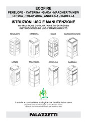 Palazzetti ECOFIRE LETIZIA Instrucciones De Uso Y Mantenimiento