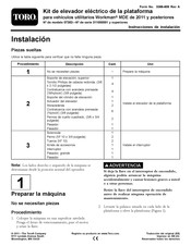 Toro Workman MDE Instrucciones De Instalación