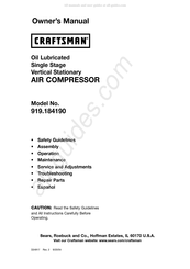 Craftsman 919.184190 Manual Del Propietário