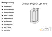 HÜPPE Creation Designer Jette Joop Instrucciones De Montaje