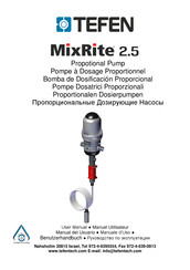 tefen MixRite 2.5 Manual Del Usuario