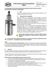 Witt BDP2-14 Instrucciones De Funcionamiento