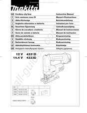 Makita 4333D Manual De Instrucciones