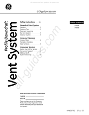 GE PVB94 Manual Del Propietário