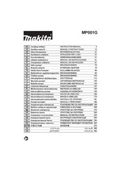 Makita MP001G Manual De Instrucciones