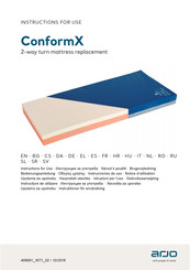 Arjo ConformX Instrucciones De Uso