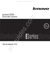 Lenovo E200 Guia Del Usuario