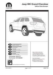 Mopar 82213777 Instrucciones De Montaje