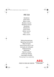 AEG HM 250 Instrucciones Para El Uso