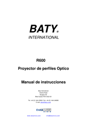 baty R600 Manual De Instrucciones