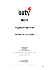 baty R400 Manual De Utilización